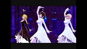 【東方着せ替えMMD】着せ替え霊夢、魔理沙、アリスでECHO【第1席】