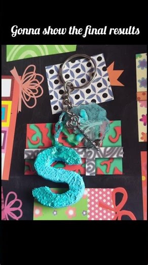 Final results of non resin key chain # keychain # resin # create mind