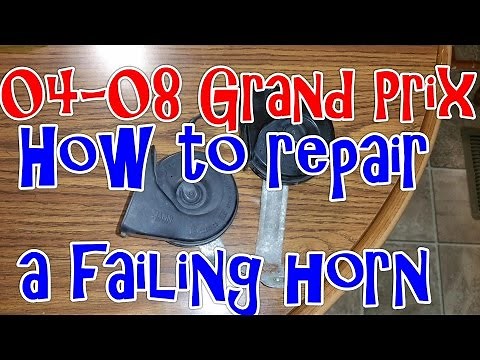04-08 Pontiac Grand Prix - How to repair a failing horn