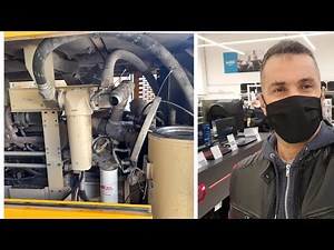 Réparation d'un compresseur air de chantier