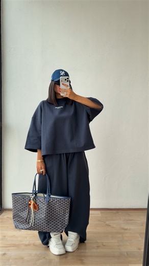 ‎كُنو💎 MAKE YOUR MARK‎ on Instagram‎: "این هم تیشرت شلوار خفن کنو برای بهار🌸🌸 پرکاربرد ترین ست با ۳ رنگ جذاب و استایل باکسی👍👌 از اون ستها که باید همه ی رنگهاشو بگیری🥹"‎