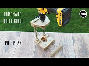 Making a Drill Guide (Mobile Drill Press) / Drill Straight Hole Jig