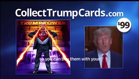 Donald Trump announces line of NFT trading cards