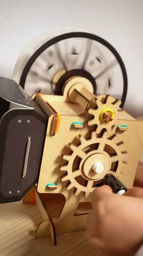 1.2K views | Lights, camera, holiday magic! ✨ Build your own movie projector and host a movie night, retro style—discover the science of moving pictures and create stories that dance across the wall. The perfect gift for curious filmmakers of all ages! | Tinkerer | Facebook