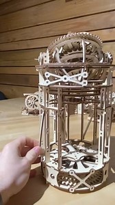 🔍 This is what one of the testing stages of the Astronomer Clock with Tourbillon looked like. At this stage, we were checking the movement accuracy and the operation of the tourbillon. Spoiler: the spring was moved upward 😉 💬 Which model would you like to see behind the scenes next? https://ugearsmodels.com/products/sky-watcher ***** 🔍 Так виглядав один із етапів тестування годинника Астроном із турбійоном. На цьому кроці перевіряли хід та роботу турбійона. Спойлер - пружину перенесли вгору 