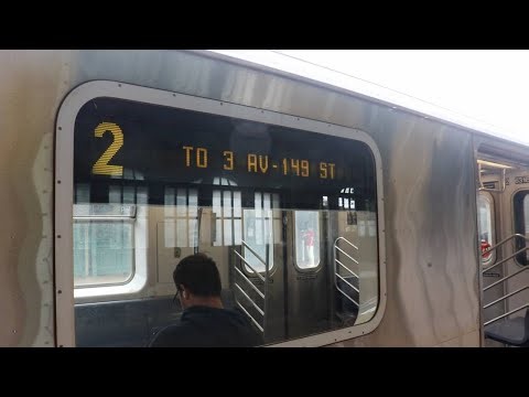 NYCT Subway: 3rd Avenue - 149th Street Bound R142 (2) Trains at Pelham Parkway (White Plains Road)