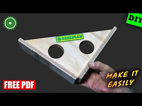 📐Right Angle - 90 Degree Corner Clamp Jig for Woodworking - 👉 FREE PDF 👈