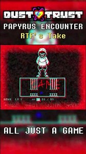 [NO HIT] Papyrus Encounter #undertale #undertalefangame