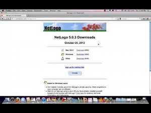 Install NetLogo - Mac