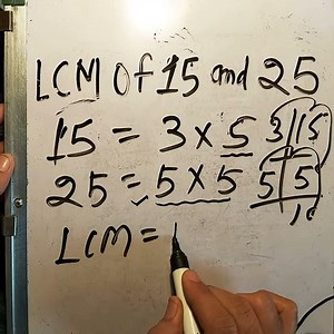 LCM of 15 and 25 In Hindi | Mathematics By SK | Maths
