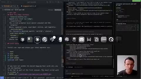 This is a guide for multi-agent autoresearch.5 agents - researcher, planner, workers, and a reporter. Ran it for 4 hours, 32 GPU jobs executed, improved the baseline autonomously.AI doing research while you sleep.