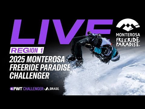 LIVE BROADCAST I 2025 Monterosa Freeride Paradise FWT Challenger