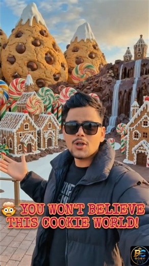 🍪 I Found a Real Cookie World! 🤯 | AI Food World #Shorts