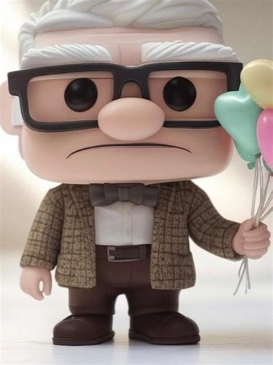 Pintura do Boneco de Ação Carl Fredricksen - Parte 1