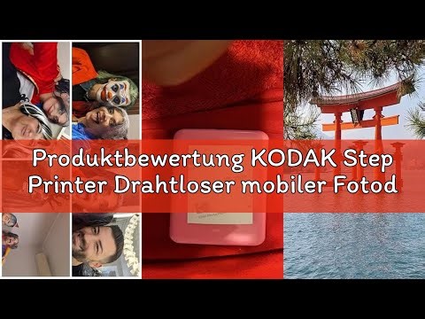 Produktbewertung KODAK Step Printer Drahtloser mobiler Fotodrucker mit Zink-Technologie (Schwarz) Re