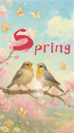 Spring - Healing Ambience Soft Music with Birds and Flowing Water #peacefulchants #naturesound