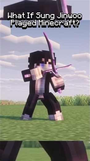 What If SUNG JINWOO Played Minecraft?!
