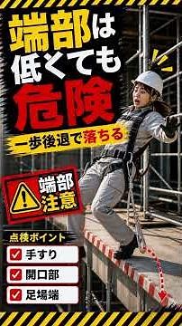 低い場所ほど油断するな。足元の安全鉄則｜知らないと事故る現場NG