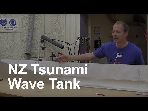 NZ Tsunami Risk - Wave Tank Demo