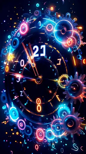 Stunning 4K Live Wallpaper Clock for 2025