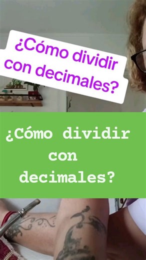Psicopedagoga.Dra.Lic.Profe. Maestra. | ¿Dividir con decimales? Si, te lo explico fácil y rápido.💗💗 #dividirdecimales #decimalesdivision | Instagram