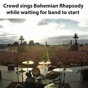 Incredible crowd participation! (Hyde Park July 1st, 2017) #Greenday #Queen | I love Queen forever