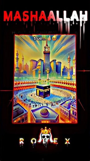 The Most Beautiful Painting of Makkah 🕋✨