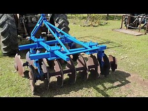 Disc harrow/plough adjustments