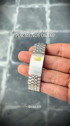 Casio A159W ⌚ El mejor reloj Casio por menos de $60