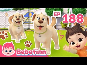 🐶 The Dog SongㅣEP188ㅣMinjee and MandooㅣBebefinn Nursery Rhymes for Kids