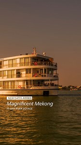 1.6K views · 36 reactions | We are proud to announce that the Viking Tonle—our newest ship designed to navigate the Mekong River—will join our fleet in 2025. With the arrival of this ship comes new opportunities to book—we've added departure dates to the previously sold out 2025 Mekong River season and opened the 2026 season for booking. Interested in exploring the Mekong with us? https://explore.viking.com/479RJjy | Viking | Facebook