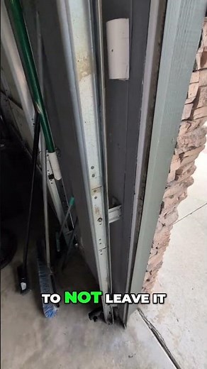 Car Smashes Garage Door Track (Now the Roller is Broken) #Fail #Repair #HomeRepair