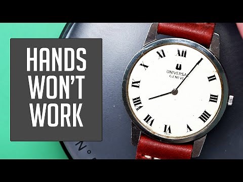 Universal Geneve Dress Watch Vintage Watch Restoration
