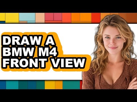 How To Draw A BMW M4 Front View - Easy Guide