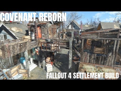 Fallout 4 Covenant Settlement Build Tour - NO MODS PS5