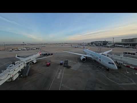 DALLAS AIRPORT SKYLINK ✈️ ride at DFW Fort Worth skylink at sunset watching the aircrafts