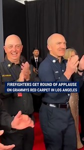 Firefighters who responded to the LA fires were met with cheers as they walked the red carpet at the 2025 Grammy Awards in Los Angeles. | Fox News