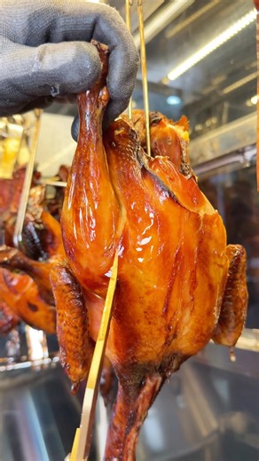 Must Try 😋 Roasted Chicken 🐓✂️ Street Food #usa #viral #shorts