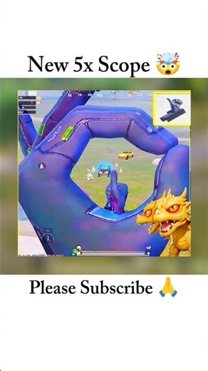 New 5x Scope 🤯‪@Hulkthegaming‬ #bgmi #shorts