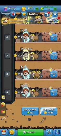 Idle Miner is a fun and addictive mining simulation game! ⛏️