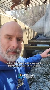 It's time for spring cleaning 🧹. Fish ladders like this one at Deer Creek allow migratory fish such as shad to navigate up and over dams in the path to their spawning waters. Each spring, DNR staff clears them of debris to ensure fish can get through. Learn about the fish passage program: https://mddnr.info/3FCzDOb | Maryland Department of Natural Resources Fisheries