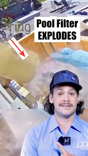 Caught on Camera: Pool Filter Explodes! (She Almost Died)