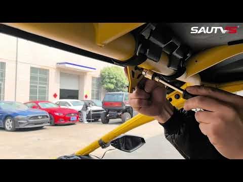 Installation of SAUTVS Center Mirror Tab Cover Plate for Can-Am Maverick X3 R Models