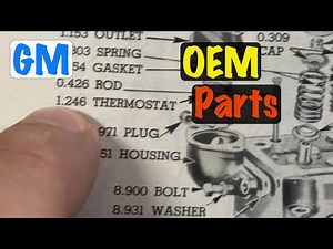 General Motors Parts: How to identify & Locate GM Part Numbers ~ Parts Catalog Resources by Era