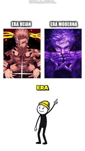 Diferencia entre el más fuerte de la Era Heian y el más fuerte moderno en Jujutsu Kaisen