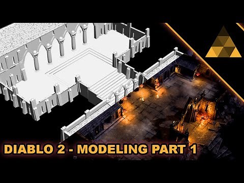 Diablo 2 Remastered - Using 3Ds Max 2021 to Recreate a Legend Act 4 Pandemonium Fortress - Part 1
