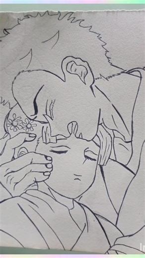 #howtodraw / #inkink #part2 #hakuji x #koyuki #scean 🥺 #akazapast #sad #drawing #kimetsunoyaiba