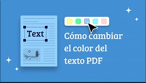 Cómo cambiar el color del texto PDF gratis | UPDF