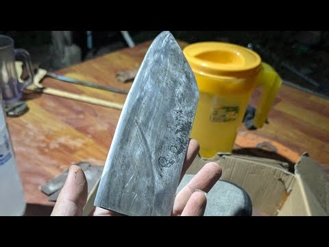 Making my first Kitchen Knife ever.