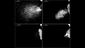 See how layered masks affect spread of Covid-19